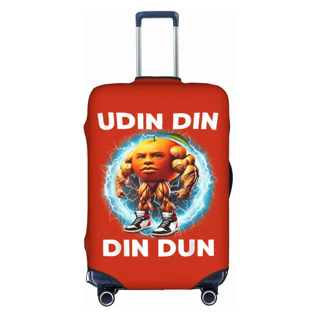 housse de protection élastique pour valise, motif humoristique italien tung tung tung sahur funk, convient aux valises de 18 à 32 pouces