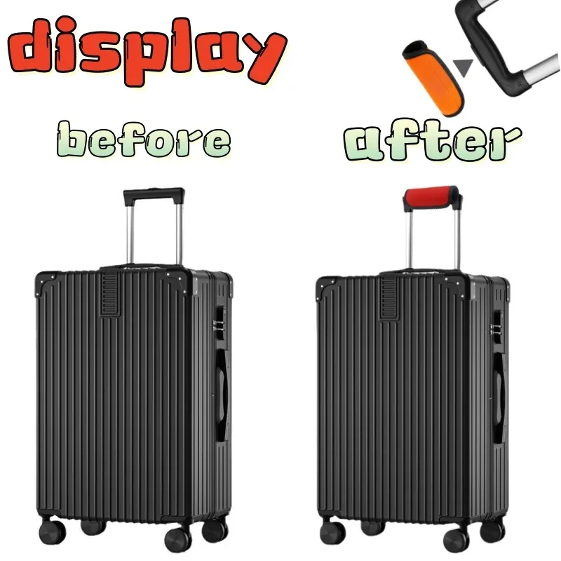 nouvelles protections de poignée de bagage en néoprène imperméables, housses de poignée de sac de voyage souples et rembourrées pour accessoires de voyage