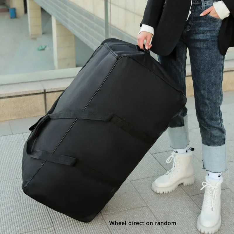 sacs à roulettes pliables avec roulettes, sac de rangement pour bagages, bagage à main de grande capacité, valise à roulettes extensible electrolux
