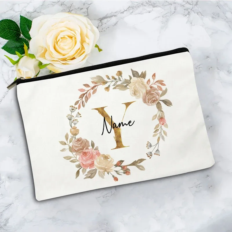 pochette à cosmétiques personnalisée pour mariage, pochette à cosmétiques pour fête, pochette à cosmétiques individuelle, sac de maquillage en toile de voyage, organisateur, cadeaux pour femme