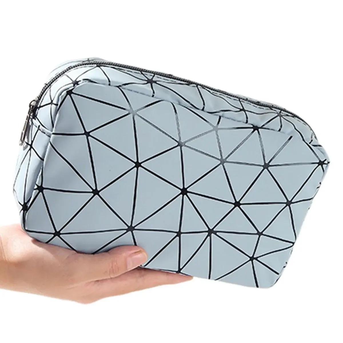sac à cosmétiques pour femmes, pochette de rangement de maquillage étanche rétro, trousse de toilette de voyage, pour sac à pinceaux de maquillage, trousse de maquillage portable polyvalente