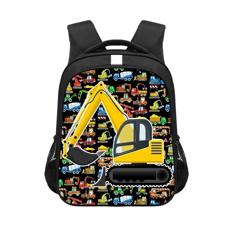sac à dos de jeu avec tracteur de ferme imprimé, sac d'école de dessin animé pour garçon et fille, sac à dos pour ordinateur portable