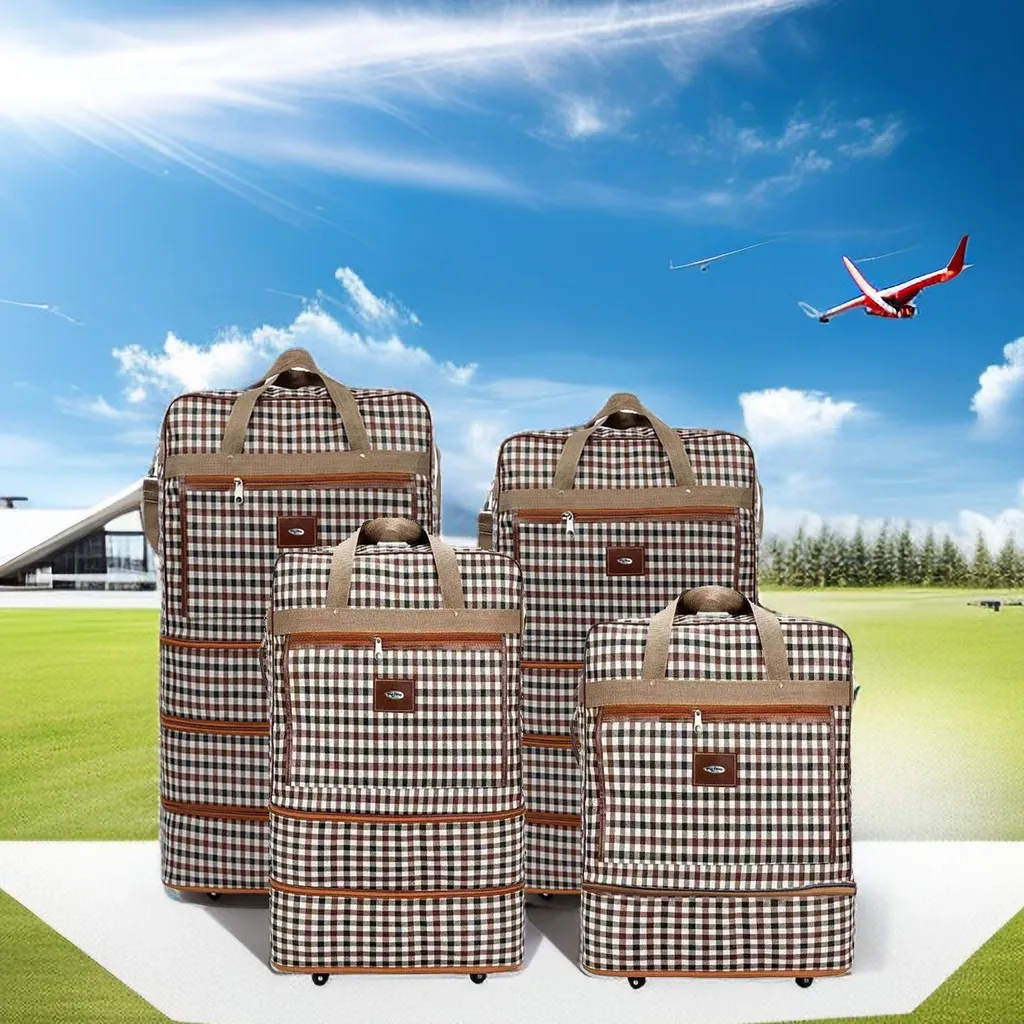 sac de voyage à roulettes extra large extensible, durable, léger et multi-couches pour des voyages et un rangement faciles, idéal pour les week-ends ou les séjours d'une nuit