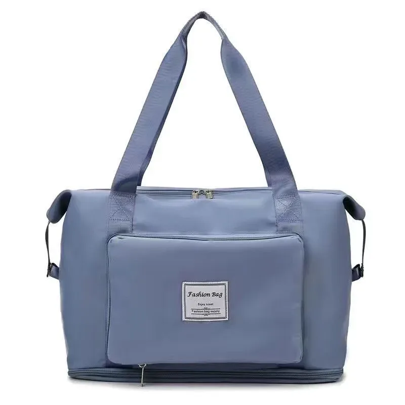 sac de voyage pliable pour femmes, grande capacité, portable, rangement de maternité, courtes distances, voyage, natation, fitness, sac à main