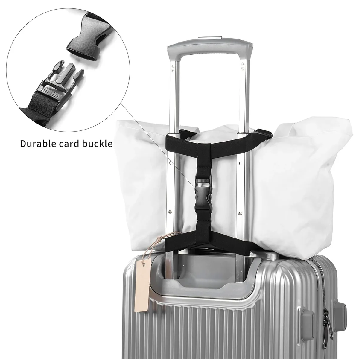sangle de renforcement pour bagages, sangle élastique pour valise, accessoires de voyage pour l’extérieur.