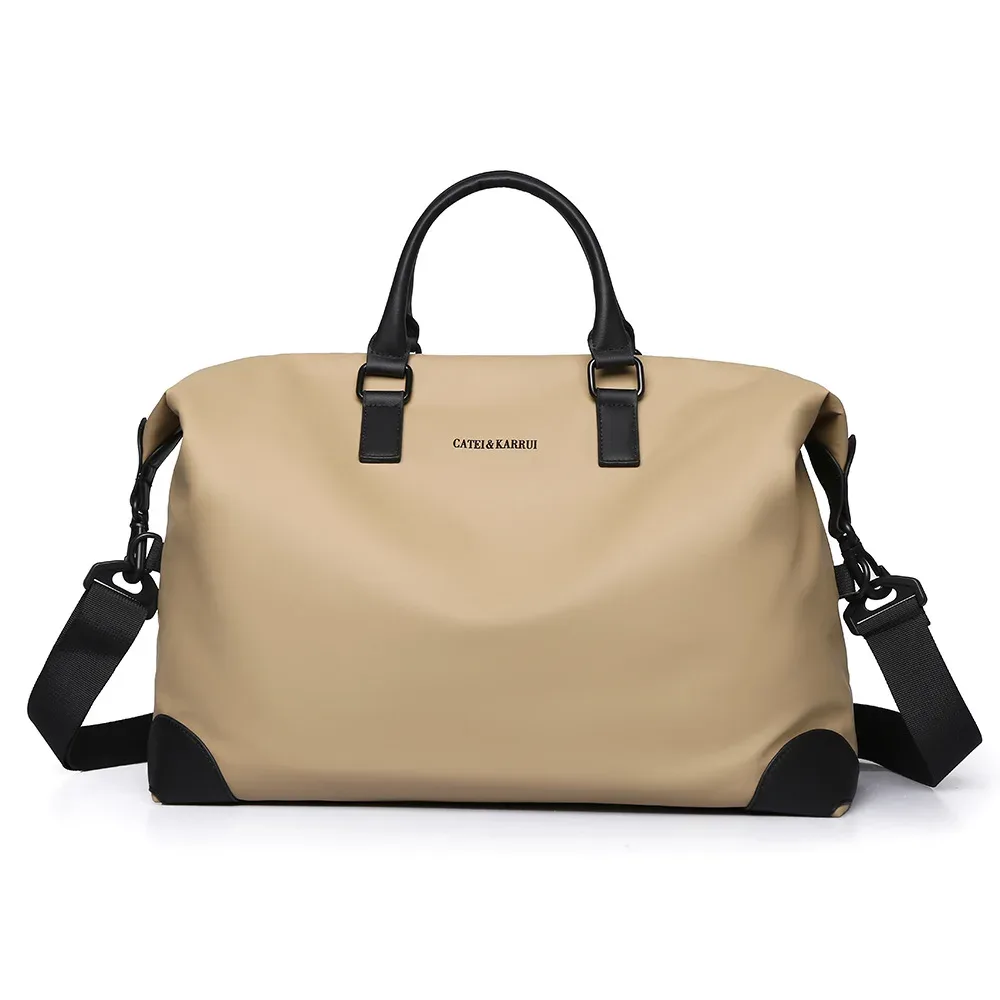 sac à bandoulière fourre-tout de voyage unisexe, sac à main séparé sec et humide, compartiment de grande capacité, sac de gymnastique de yoga, fourre-tout léger de fitness