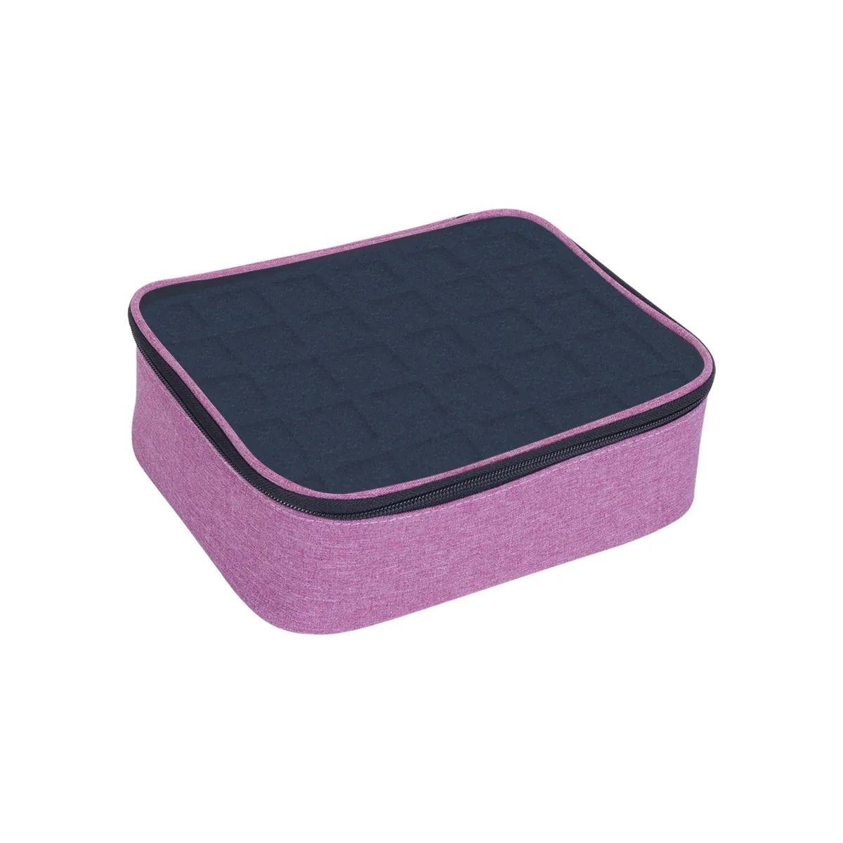 organisateur de vernis à ongles de grande capacité de 30 bouteilles – trousse de maquillage élégante et portable avec séparateurs amovibles, peut contenir jusqu'à 15 ml/0,5 fl.oz