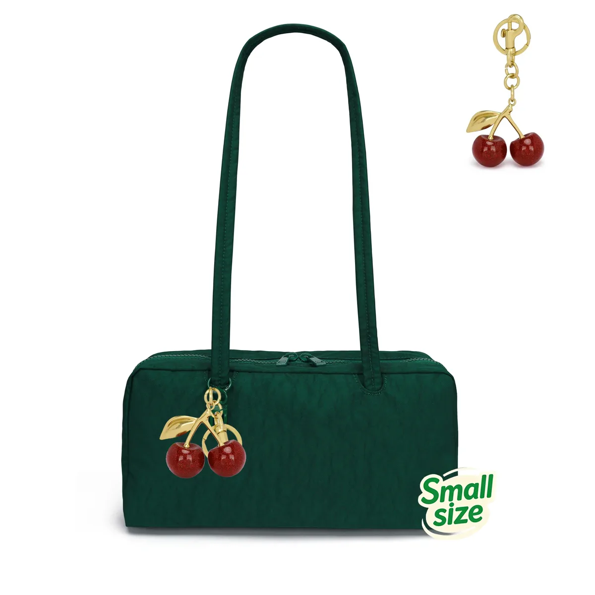 sac à bandoulière en nylon à pois imprimé léopard avec pendentif, sac fourre-tout coréen, sac bowling décontracté pour femme, grande capacité, pour voyage