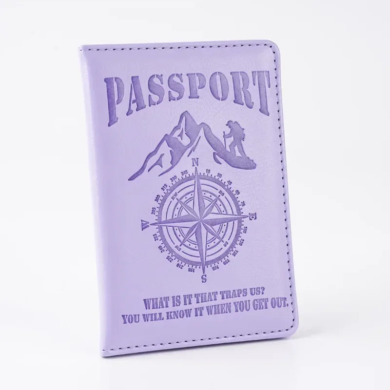 passeport cover passport holder, compass printed document change, ticket réinitialisation, passport wallet, travel wallet, id card holder, unisex, 2025