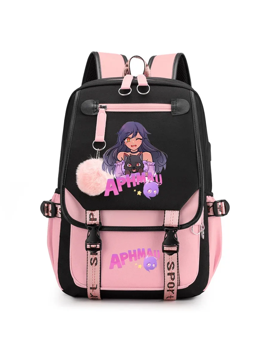 sac à dos aphmau anime pour adolescents, sacs à livres tendance pour la rentrée scolaire, sac à dos pour ordinateur portable pour étudiants