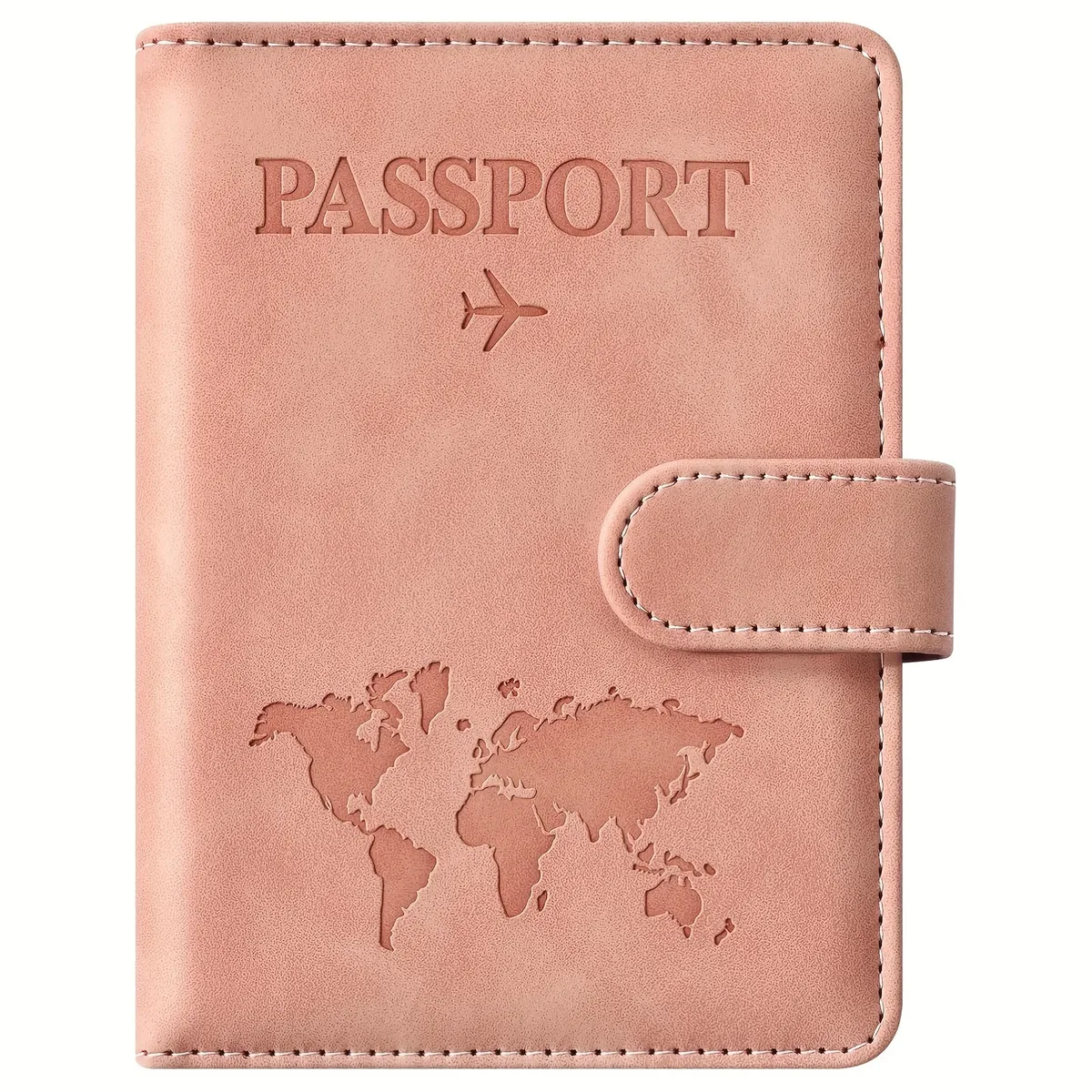 porte-passeport, couverture de passeport avec emplacement pour cartes de crédit et emplacement pour carte d'embarquement, étui portefeuille pour passeport, indispensable pour les voyages