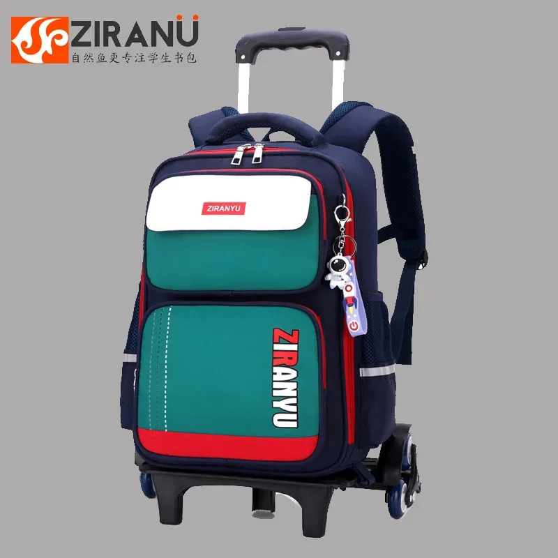 sacs à dos roulants pour enfants de l'école primaire chariot école étudiant sac à dos sac à roulettes retour à l'école sacs à dos avec roues