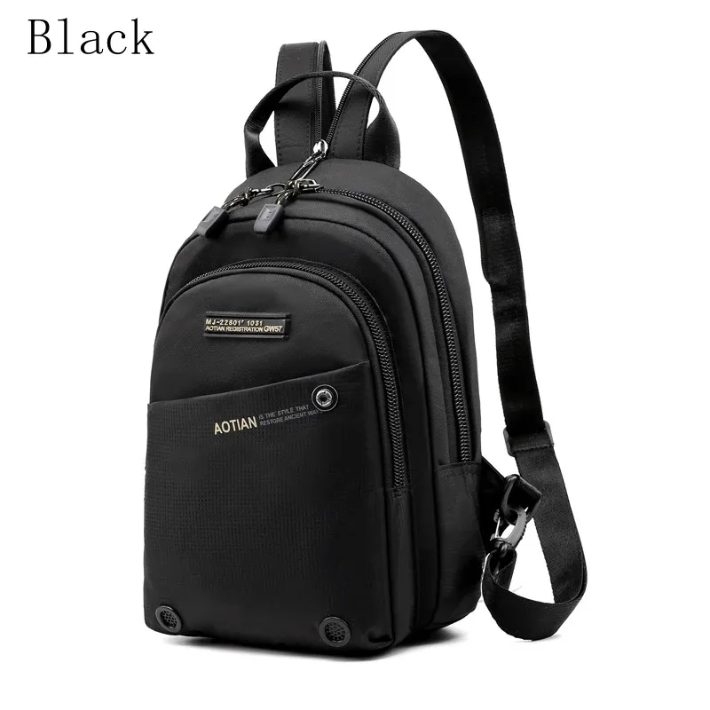 sac dos nylon bleu marine noir polyvalent compact grande capacité voyage sport jour usage courant