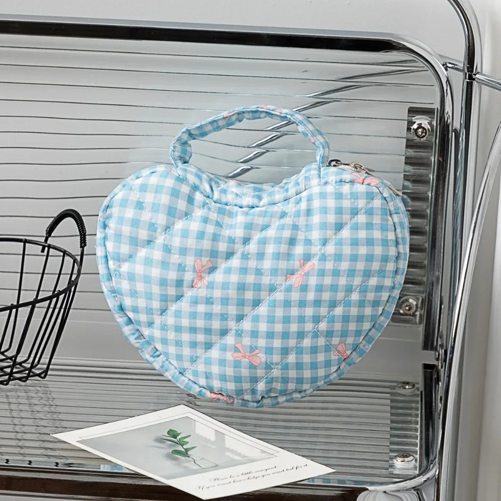 trousse de maquillage de grande capacité, sac à cosmétiques en coton matelassé à fleurs, sac à main de rangement portable, trousse de toilette de voyage, organisateur de sac de toilette