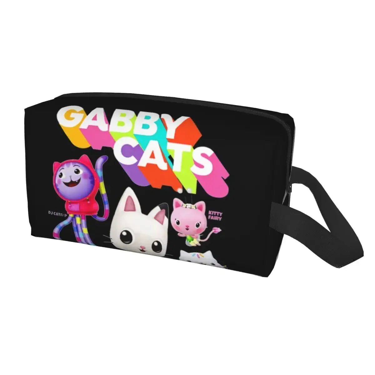 trousse de toilette de voyage pour maison de poupée gabbys, pour gabby cat pandy paws, organisateur de maquillage et de cosmétiques, kit de rangement de beauté dopp
