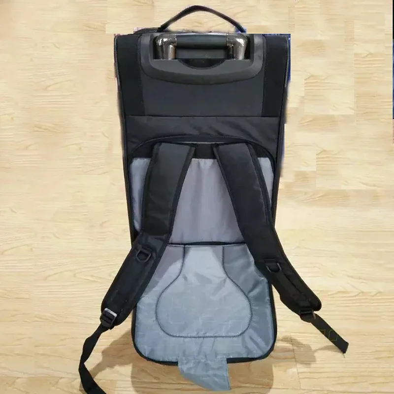 kmikmovies-sac à bagages à roulettes de grande capacité pour hommes et femmes, valise de voyage à roulettes, sac à dos de sport trolley initié, 27/32 pouces