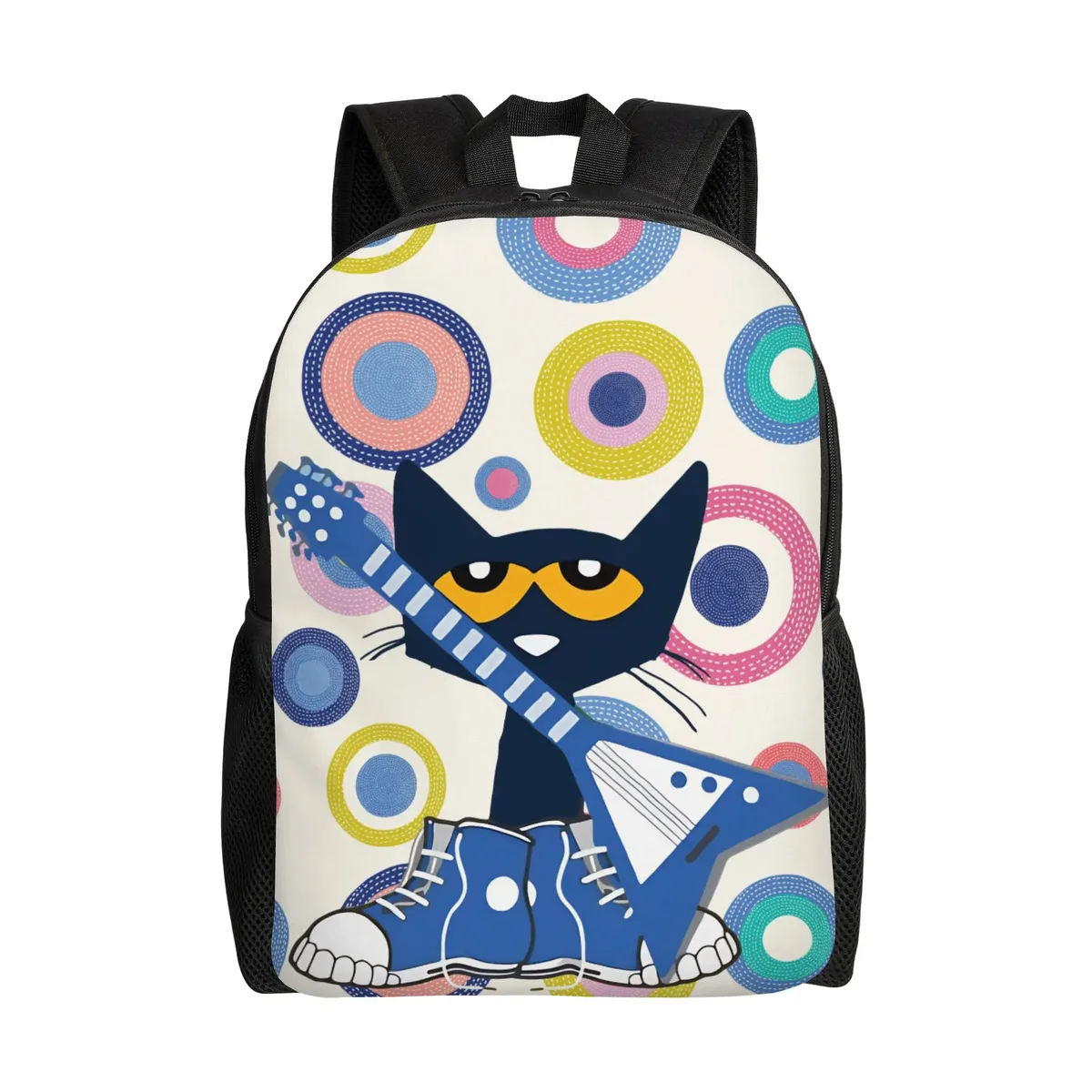 sac à dos classique petes cartoon cats, cadeau idéal pour le lycée, les affaires, sac à dos mignon pour hommes et femmes, sacs en toile pour l'université.