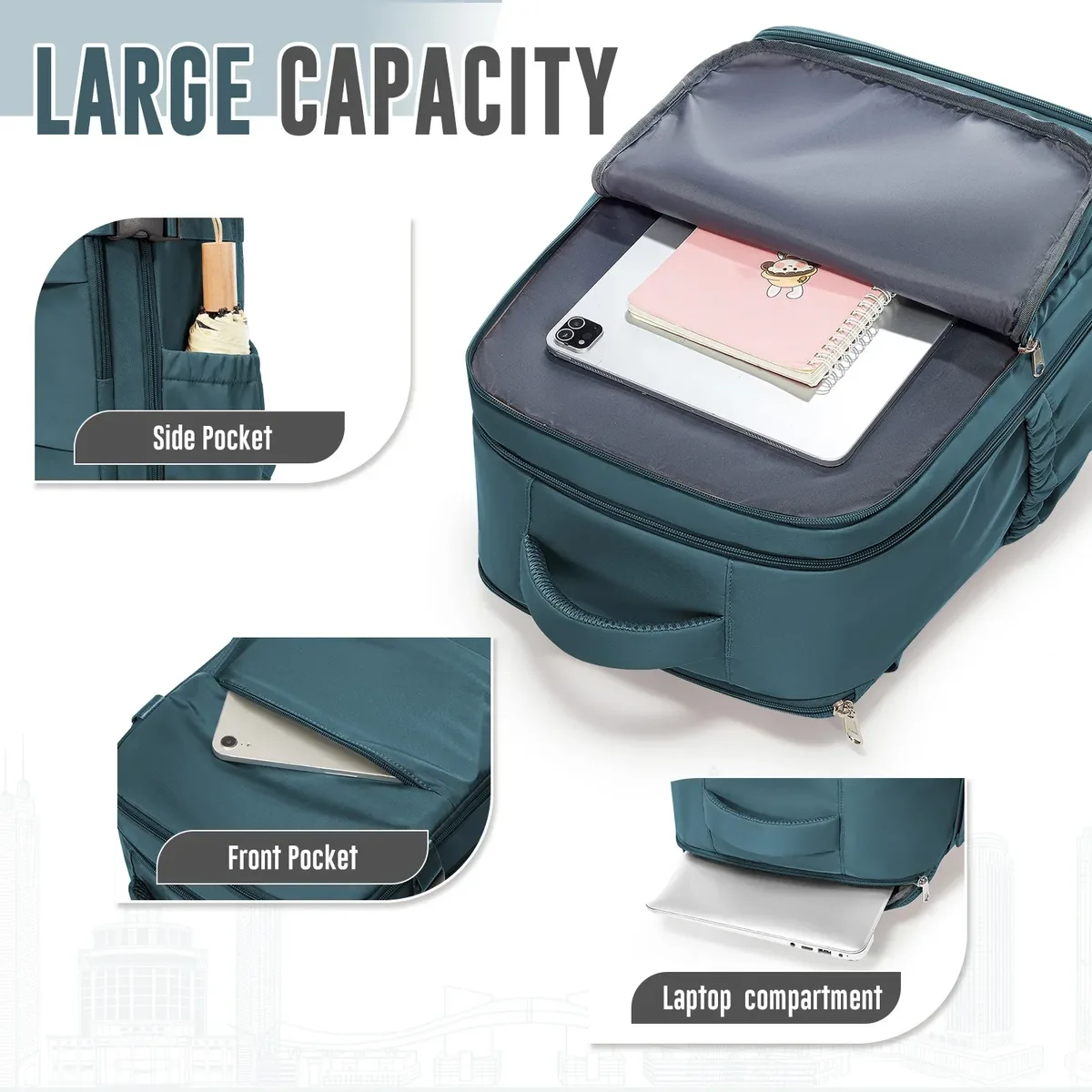 sac à dos ryanair, bagage à main approuvé par les compagnies aériennes, sac à dos de voyage pour femmes et hommes, sac à dos pour ordinateur portable de 14 pouces
