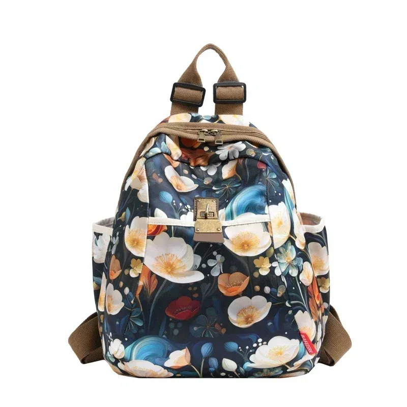 sac à dos polyvalent pour femmes, impression tendance, grande capacité, sac à dos décontracté en tissu oxford, nouveau cartable de voyage