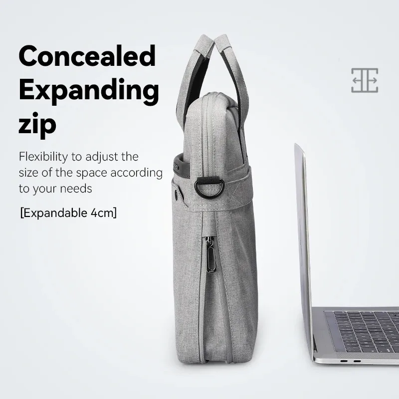 mark ryden sac pour ordinateur portable en tissu oxford, mallette extensible, convient aux ordinateurs portables de 15,6 pouces, sac à main d'affaires résistant à l'eau