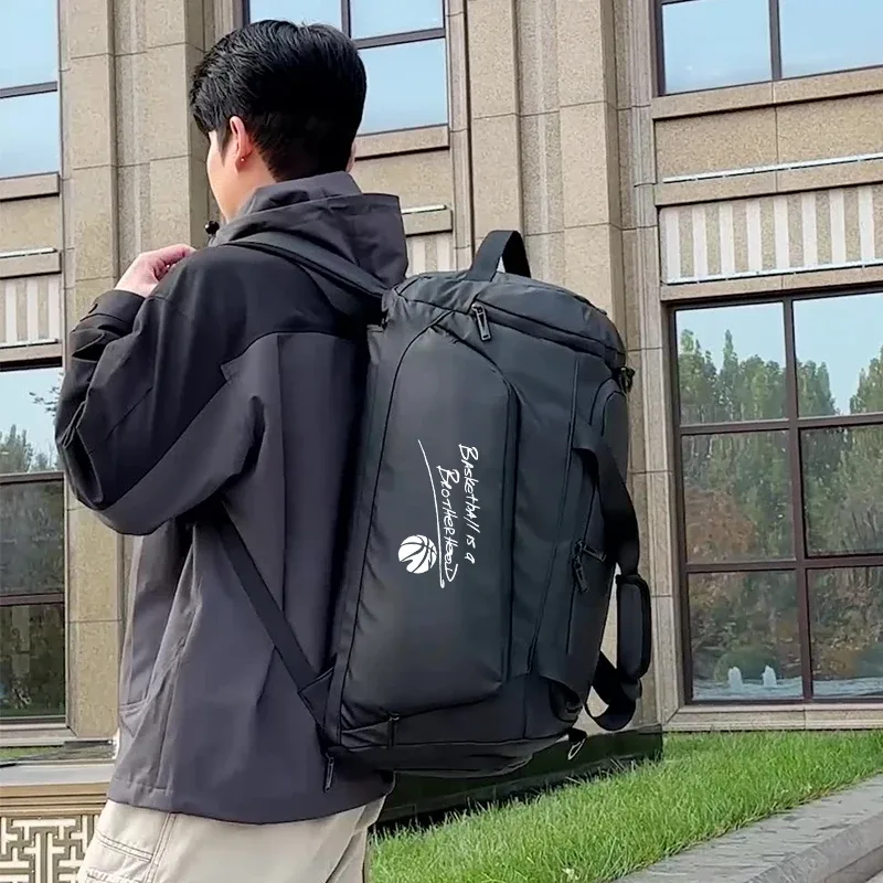 sac de sport personnalisé avec logo, sacs de fitness étanches pour vêtements secs et humides, sac à bandoulière pour la natation, sac de voyage et de sport en plein air avec logo personnalisable.