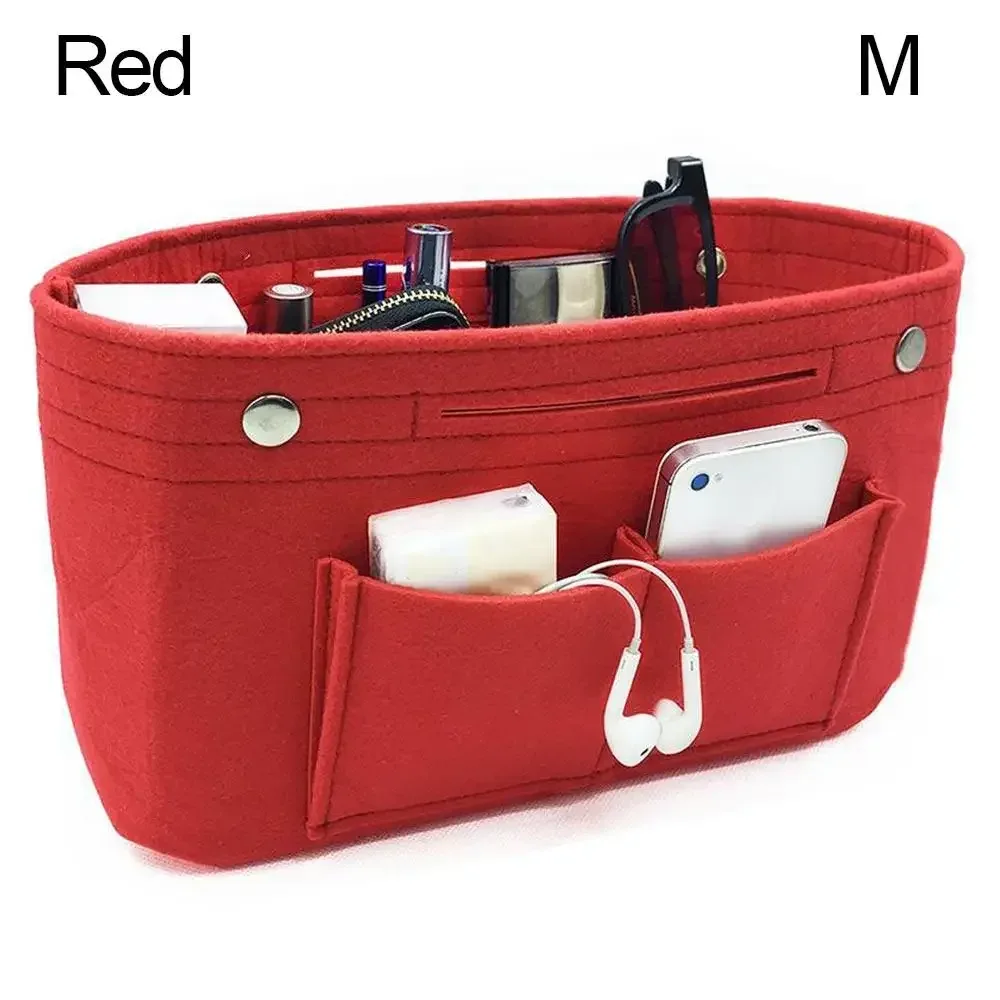 sac à main organisateur pour femmes, sac de voyage en feutre, doublure d'insertion, pochette de rangement