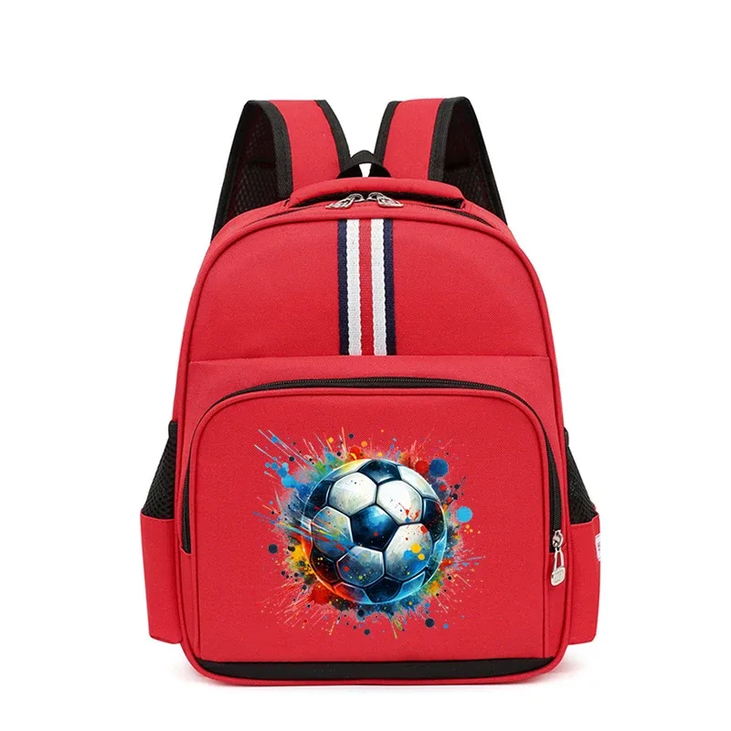 sac à dos multifonction pour enfant, imprimé football, interconnexion, élève du primaire, ventilateur de football, voyage en plein air, sacs d'école primaire