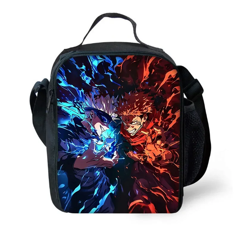 sac à dos d'école pour enfants, anime j-jujutsus k-kaisens, avec sacs à déjeuner, sacs à crayons, sacs d'école pour garçons et filles, meilleur cadeau