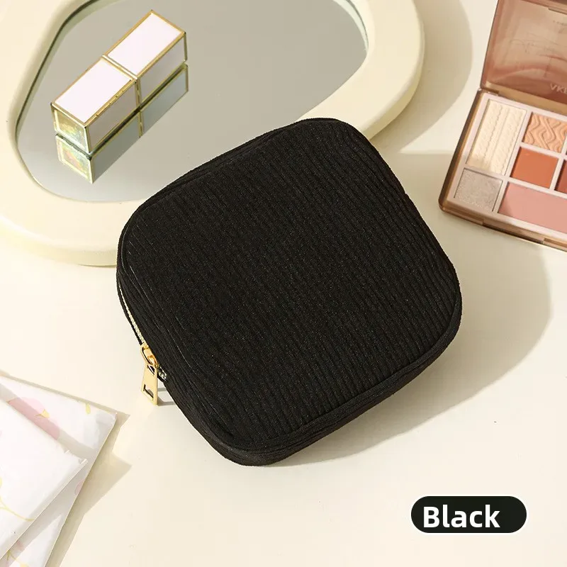 pochette de rangement mini pour maquillage et cosmétiques, étui pour rouges à lèvres et serviettes hygiéniques, sacs de voyage organisateurs pour femmes, petite pochette 2026