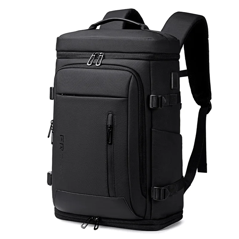 sac à dos fenruien pour homme, idéal pour le travail et les trajets quotidiens, avec compartiment pour ordinateur portable 16 pouces, fermeture éclair multicouche, sangle et compartiment à chaussures indépendant