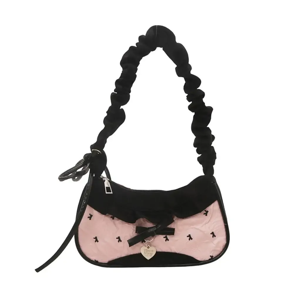 sac à main femme fashion grid avec ruban en dentelle, bandoulière extensible, sac à bandoulière simple ou sous le bras, idéal pour les trajets quotidiens et les étudiants