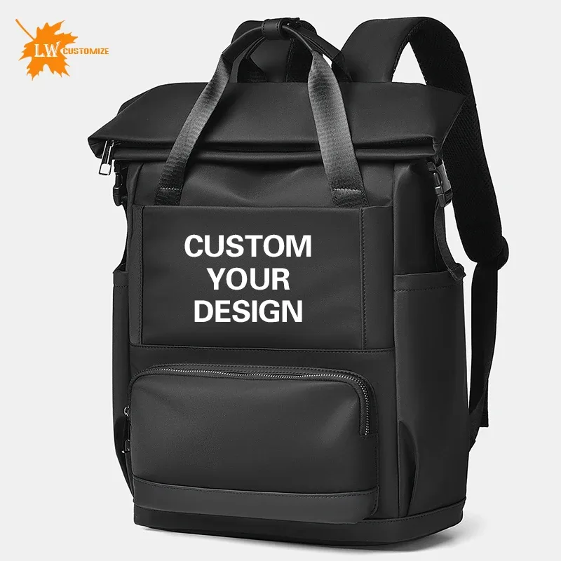 conception personnalisée pour les sacs à dos pour hommes, sacs à dos imperméables de grande capacité pour ordinateurs portables, sacs à dos de voyage, logo d'entreprise personnalisé