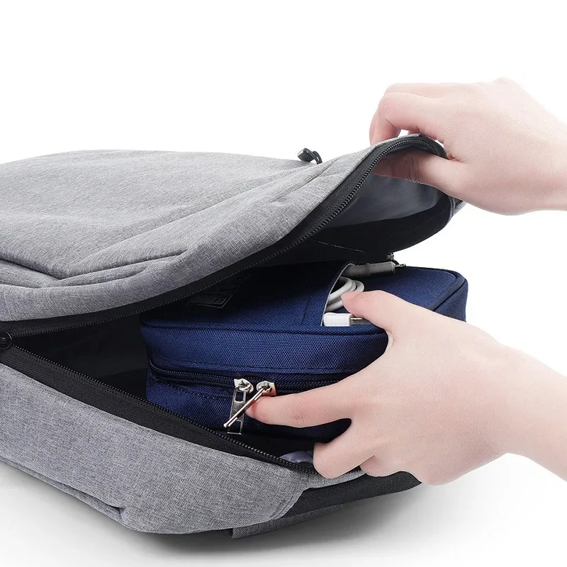 sac de rangement étanche pour câble de données de voyage, étui pour écouteurs, banque d'alimentation usb, accessoires numériques portables, nouveau