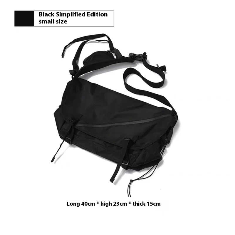 sac à bandoulière décontracté en nylon pour hommes, sac d'école japonais pour adolescents, sac à bandoulière pour ordinateur portable, streetwear, sac croisé de voyage, sacoches pour hommes