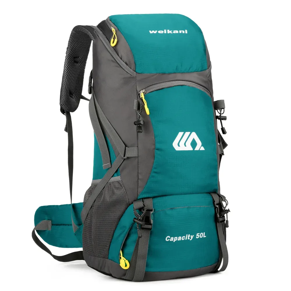 grand sac à dos de voyage étanche pour homme, sac de camping, sac à dos de randonnée, sac de tourisme, sports de plein air, escalade, canadisme, 50l