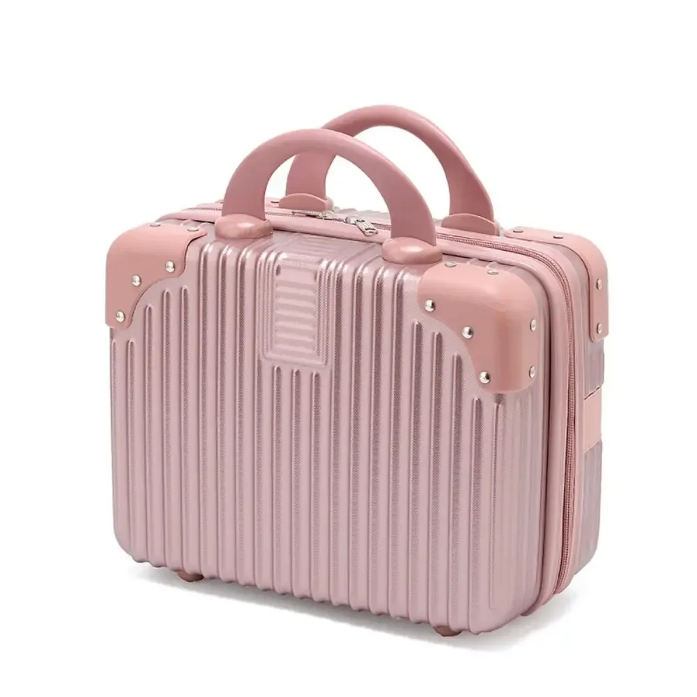 ventes flash : valise de voyage 14 pouces, mini trousse de maquillage, organiseur de voyage, valise cabine pour femmes