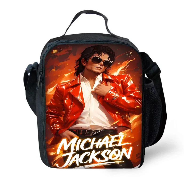 sac à dos pour enfants, chanteurs populaires, michaels jackson, avec sacs à déjeuner, sacs à crayons, sacs d'école pour garçons et filles, meilleur cadeau