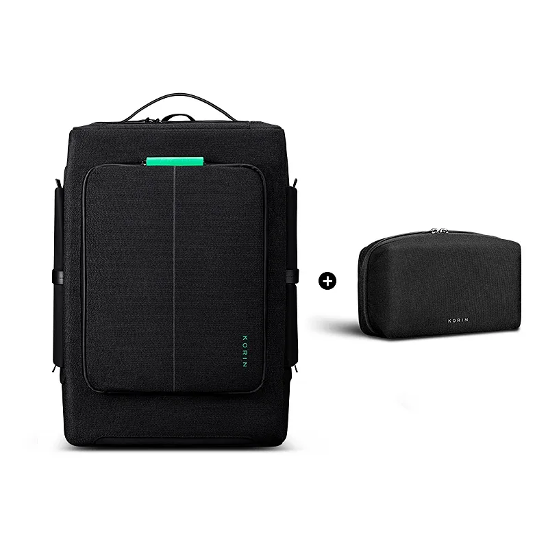 korin hubpack 33 sac à dos antivol et anti-coupure pour hommes et femmes, ordinateur portable 16 pouces, étanche, magnétique, 180 °   nouvelle porte de charge usb-c 2026
