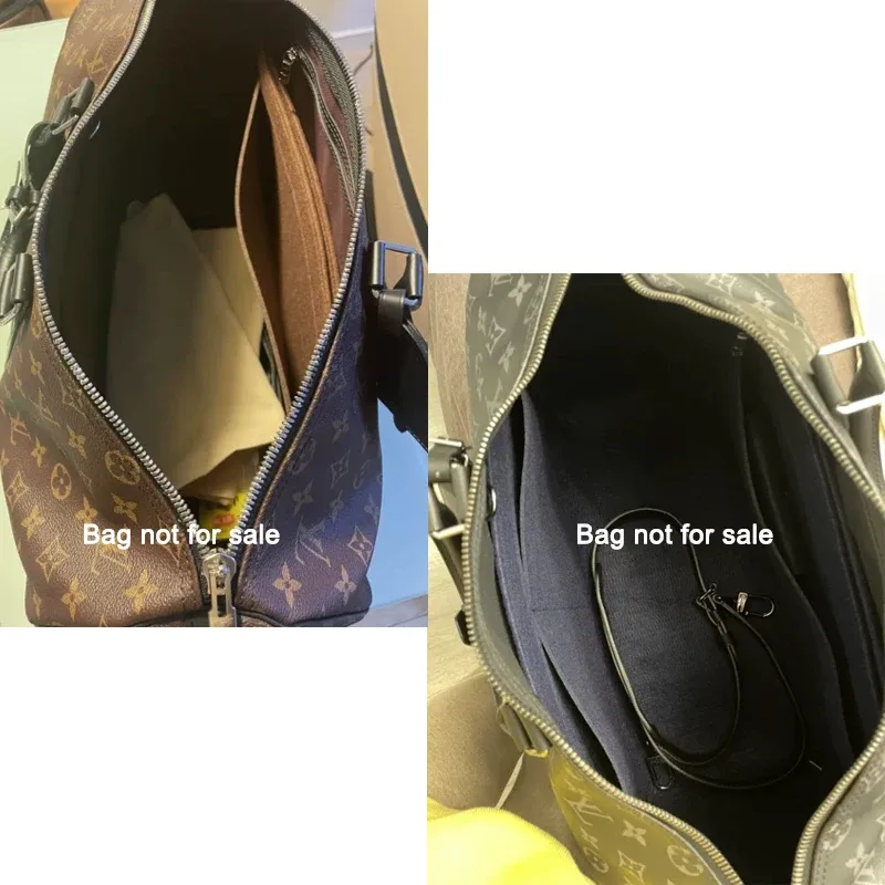 pochette intérieure en feutre pour sac de voyage, trousse de maquillage adaptée à keepall 45 50 55 60