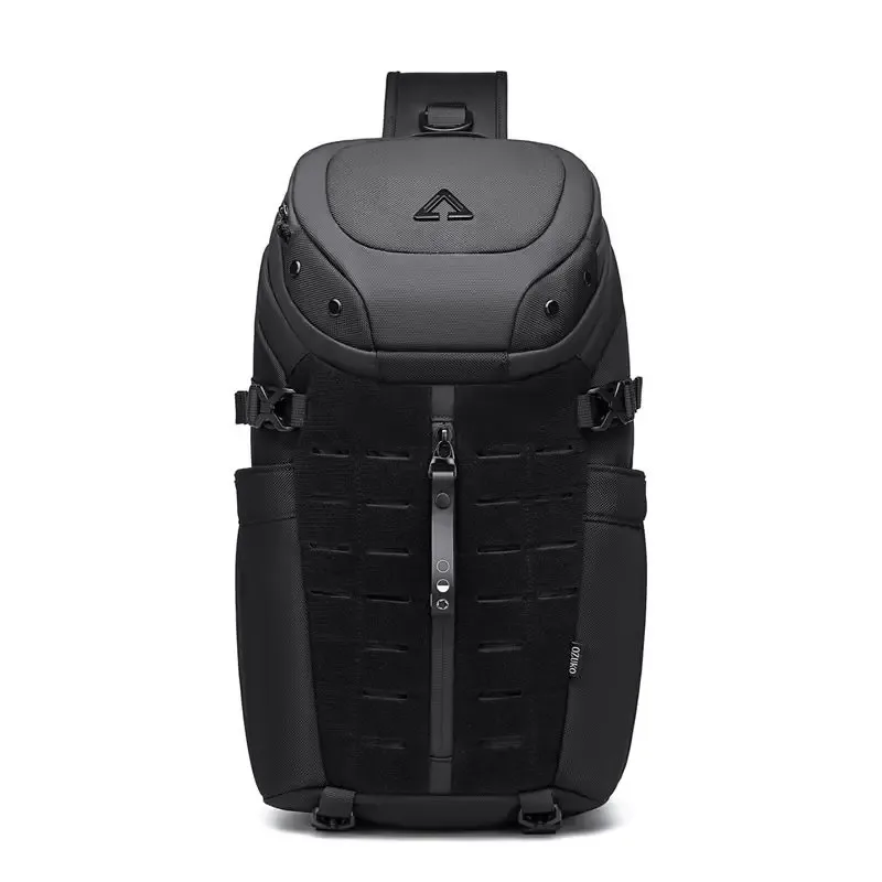sac bandoulière imperméable ozuko pour homme avec port usb antivol, sac messager de voyage court, sac de poitrine tendance pour homme