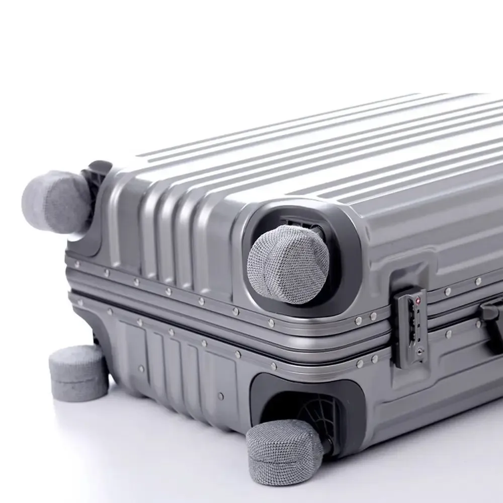 juste de protection artificiel astique pour roues de bagages, résistante à l'usure, pour gril, valise, absorption des chocs, coussin de pied pour chaise