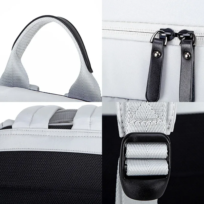 zency – sac à dos souple et étanche pour femmes, sac à dos décontracté pour l'extérieur, grande capacité, multifonction, sacs d'école pour adolescents