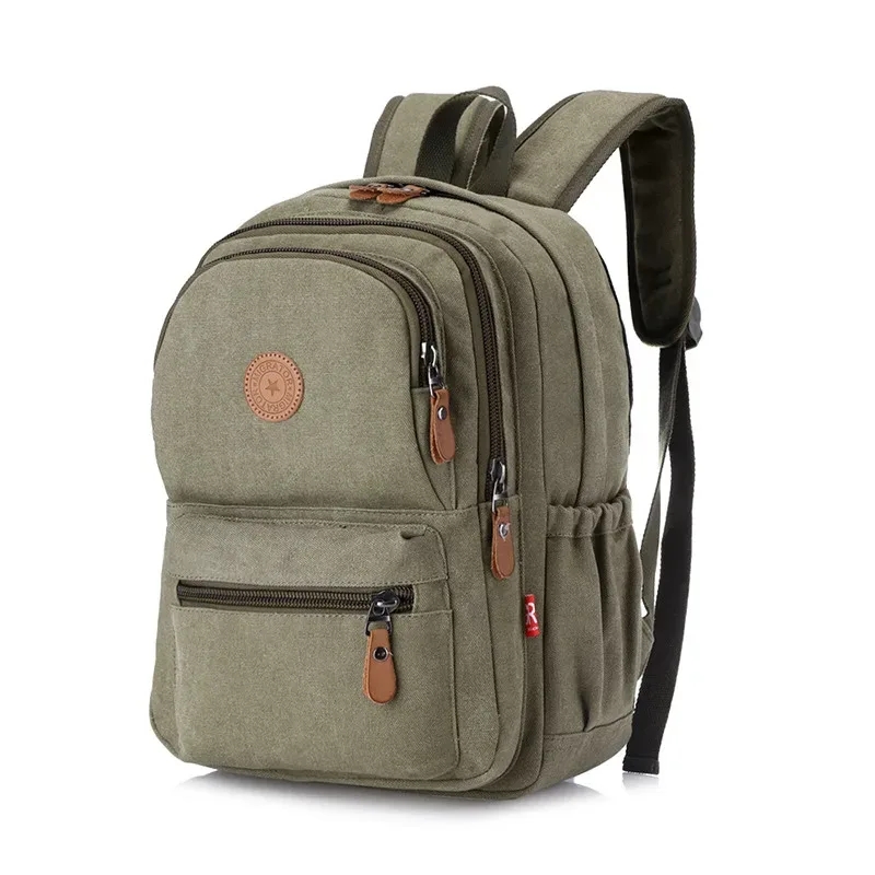 nouvelle mode vintage homme sac à dos voyage cartable hommes sacs à dos hommes grande capacité sac à dos épaule sacs d'école
