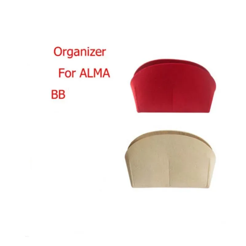 organisateur de sac alma bb, organisateur de maquillage pour petit sac à main, organisateur de sac intérieur portable, organisateur de sac à cosmétiques en forme de coquille, cadeau de noël