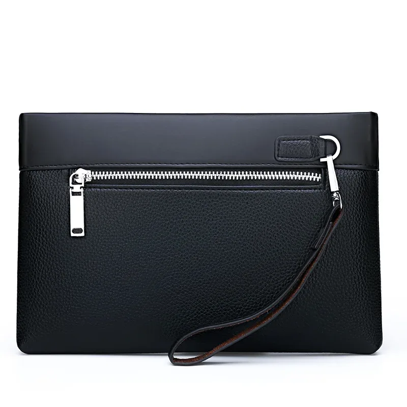 sac à main de luxe pour hommes, enveloppe décontractée, pochette de grande capacité, sac sous les bras pour hommes, nouvelle collection