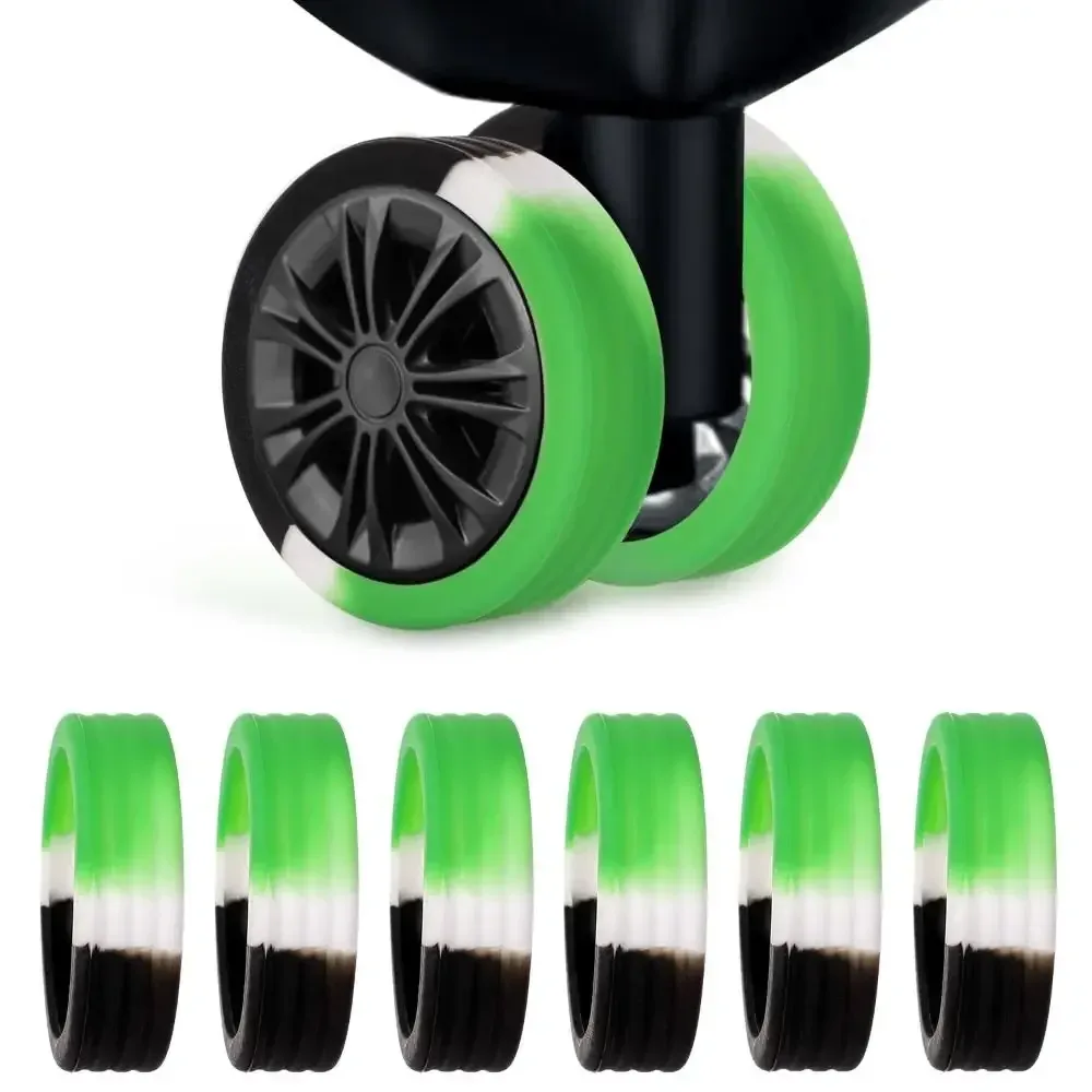chaussures de roulette de bagage de voyage, housse de protection de roue de valise de bruit, roulettes de boîte de chariot, accessoires de protection, sap, 4 pièces, 8 pièces