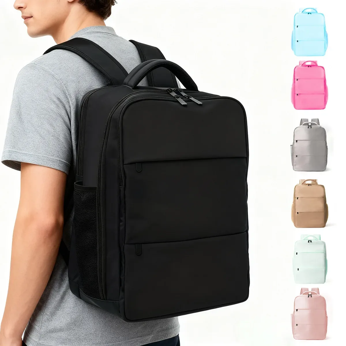 sac à dos multifonctionnel pour hommes et femmes, très grande capacité, classification sèche et humide, sacs à double épaule pour court voyage
