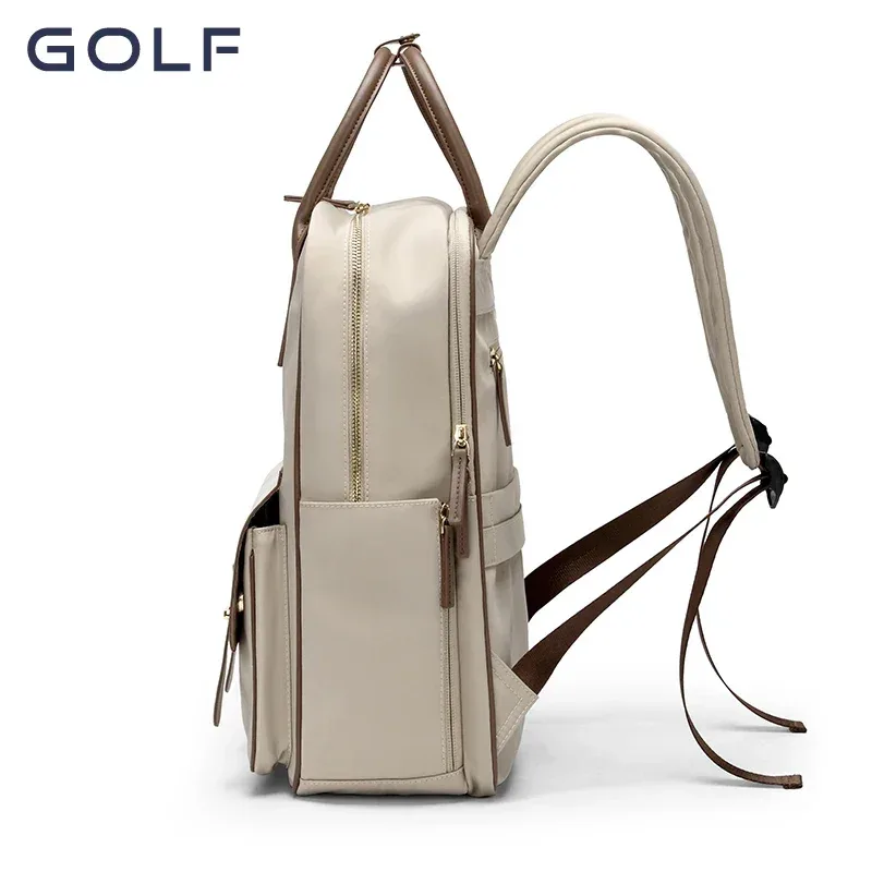 sac à dos de golf de luxe pour femmes, sacs à main de créateur, sac de voyage initié, grand sac vintage, 15 pouces, 2024