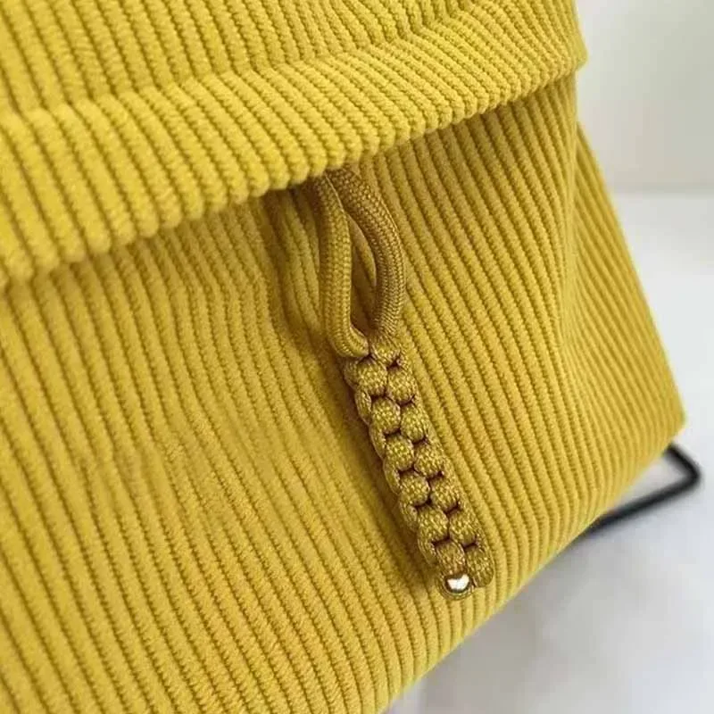mini sac à dos en velours côtelé durable, sac à dos décontracté rétro avec plusieurs compartiments pour femmes, pour le quotidien, les voyages et le week-end