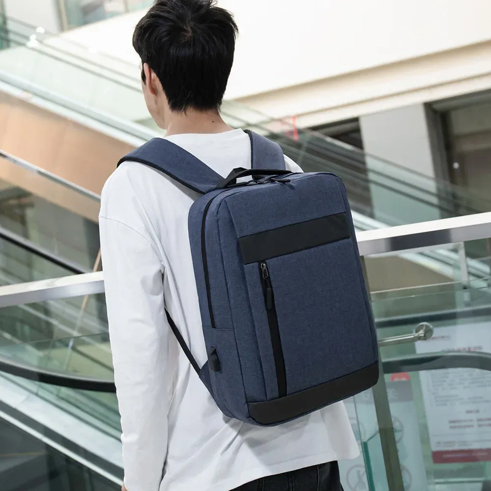 sac pour hommes, idéal pour les déplacements professionnels en europe et aux états-unis, sac pour ordinateur portable avec port usb, sac à dos multifonction, sac à dos de grande capacité.
